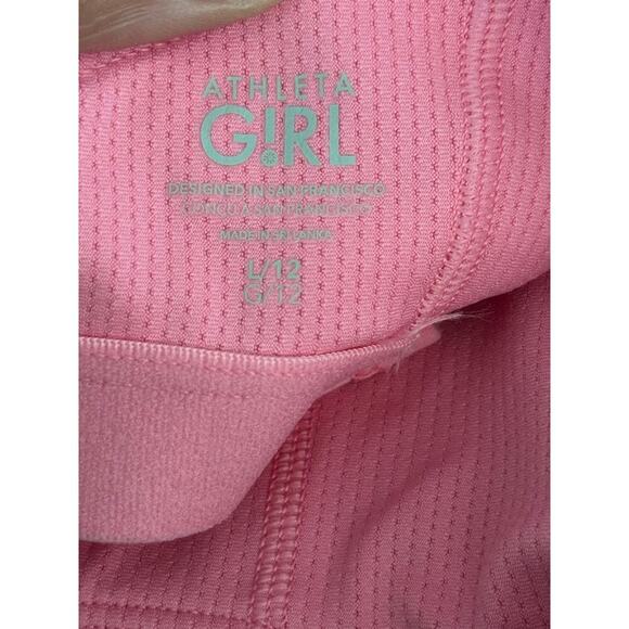 Athleta Girls' Pink Long Distance Strappy Built in Bra Tank Top Size Large - Picture 6 of 6